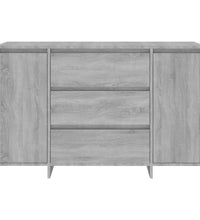 Sideboard mit 3 Schubladen Grau Sonoma 120x41x75 cm