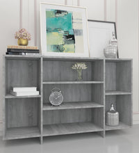 Sideboard Grau Sonoma 120x30x75 cm Holzwerkstoff