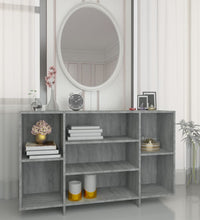 Sideboard Grau Sonoma 120x30x75 cm Holzwerkstoff