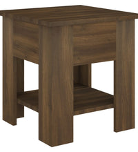 Couchtisch Braun Eichen-Optik 40x40x42 cm Holzwerkstoff