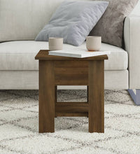 Couchtisch Braun Eichen-Optik 40x40x42 cm Holzwerkstoff