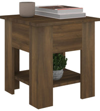 Couchtisch Braun Eichen-Optik 40x40x42 cm Holzwerkstoff
