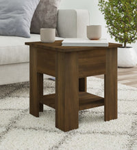 Couchtisch Braun Eichen-Optik 40x40x42 cm Holzwerkstoff