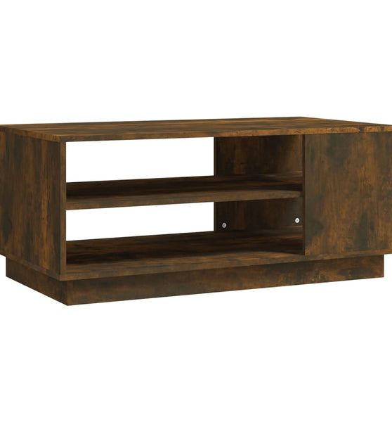 Couchtisch Räuchereiche 102x55x43 cm Holzwerkstoff