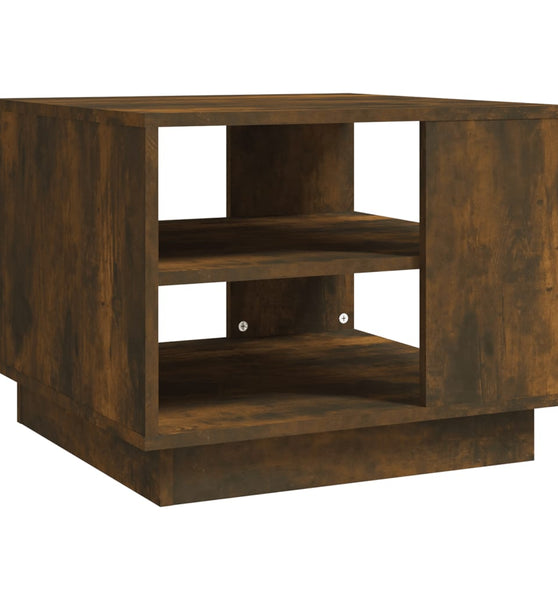 Couchtisch Räuchereiche 55x55x43 cm Holzwerkstoff