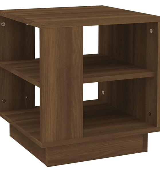 Couchtisch Braun Eichen-Optik 40x40x43 cm Holzwerkstoff