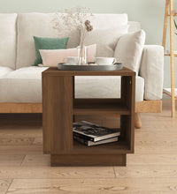 Couchtisch Braun Eichen-Optik 40x40x43 cm Holzwerkstoff