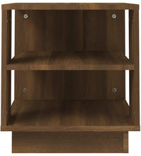 Couchtisch Braun Eichen-Optik 40x40x43 cm Holzwerkstoff