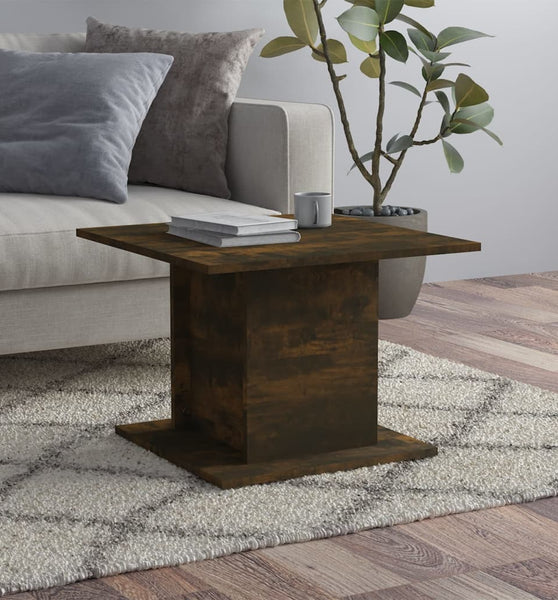 Couchtisch Räuchereiche 55,5x55,5x40 cm Holzwerkstoff