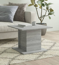 Couchtisch Grau Sonoma 55,5x55,5x40 cm Holzwerkstoff