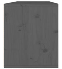 Wandschränke 2 Stk. Grau 45x30x35 cm Massivholz Kiefer