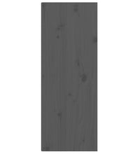 Wandschränke 2 Stk. Grau 30x30x80 cm Massivholz Kiefer