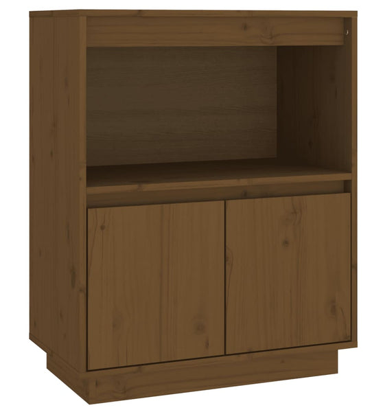 Sideboard Honigbraun 60x34x75 cm Massivholz Kiefer