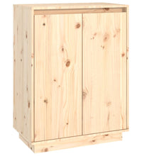 Schuhschrank 60x35x80 cm Massivholz Kiefer