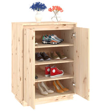 Schuhschrank 60x35x80 cm Massivholz Kiefer