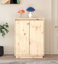 Schuhschrank 60x35x80 cm Massivholz Kiefer