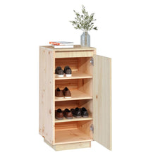 Schuhschrank 35x35x80 cm Massivholz Kiefer