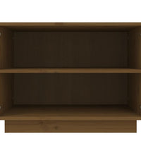 Schuhschrank Honigbraun 60x34x45 cm Massivholz Kiefer