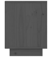 Nachttisch Grau 40x30x40 cm Massivholz Kiefer