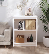 Sideboard Weiß 60x34x75 cm Massivholz Kiefer
