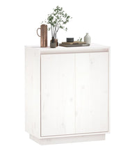 Sideboard Weiß 60x34x75 cm Massivholz Kiefer
