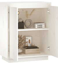 Sideboard Weiß 60x34x75 cm Massivholz Kiefer