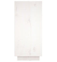 Sideboard Weiß 60x34x75 cm Massivholz Kiefer