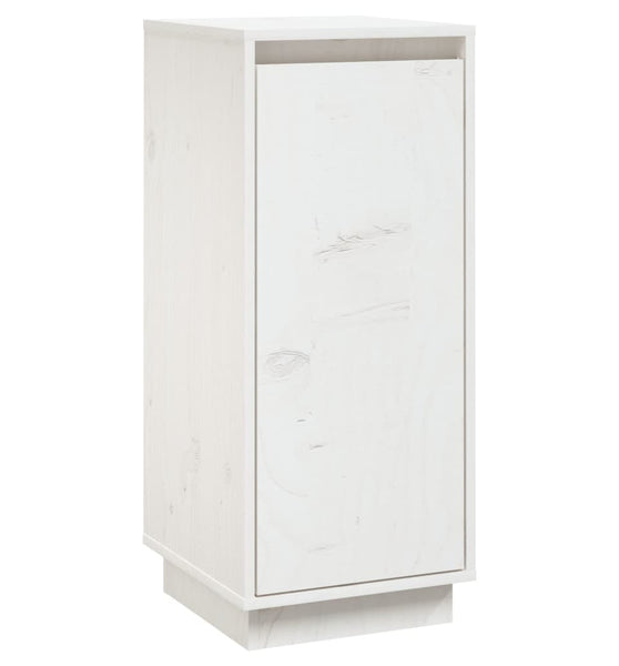 Sideboard Weiß 31,5x34x75 cm Massivholz Kiefer