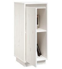 Sideboards 2 Stk. Weiß 31,5x34x75 cm Massivholz Kiefer