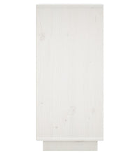 Sideboards 2 Stk. Weiß 31,5x34x75 cm Massivholz Kiefer