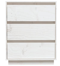 Sideboard Weiß 60x34x75 cm Massivholz Kiefer