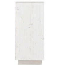 Sideboard Weiß 60x34x75 cm Massivholz Kiefer