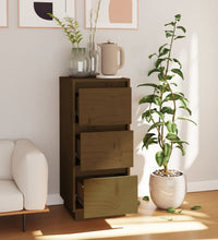 Sideboard Honigbraun 32x34x75 cm Massivholz Kiefer