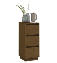 Sideboard Honigbraun 32x34x75 cm Massivholz Kiefer