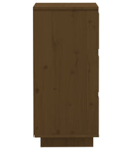 Sideboard Honigbraun 32x34x75 cm Massivholz Kiefer