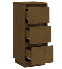 Sideboard Honigbraun 32x34x75 cm Massivholz Kiefer