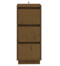 Sideboards 2 Stk. Honigbraun 32x34x75 cm Massivholz Kiefer