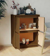 Sideboard Honigbraun 60x34x75 cm Massivholz Kiefer