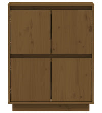 Sideboard Honigbraun 60x34x75 cm Massivholz Kiefer