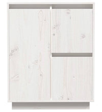 Sideboard Weiß 60x34x75 cm Massivholz Kiefer
