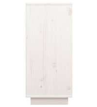 Sideboard Weiß 60x34x75 cm Massivholz Kiefer