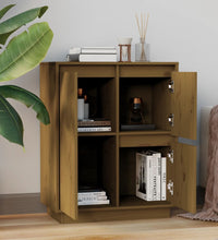 Sideboard Honigbraun 60x34x75 cm Massivholz Kiefer