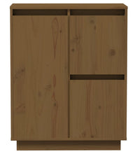 Sideboard Honigbraun 60x34x75 cm Massivholz Kiefer