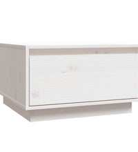 Couchtisch Weiß 55x56x32 cm Massivholz Kiefer