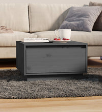 Couchtisch Grau 55x56x32 cm Massivholz Kiefer