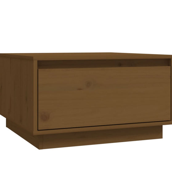 Couchtisch Honigbraun 55x56x32 cm Massivholz Kiefer