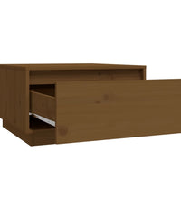 Couchtisch Honigbraun 55x56x32 cm Massivholz Kiefer