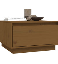 Couchtisch Honigbraun 55x56x32 cm Massivholz Kiefer