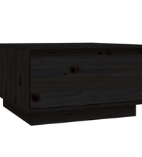 Couchtisch Schwarz 55x56x32 cm Massivholz Kiefer
