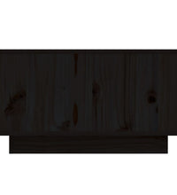 Couchtisch Schwarz 55x56x32 cm Massivholz Kiefer